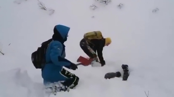 Спасение из снежной лавины. Человек в снежной лавине. Спасение из снежной лавины. Спас от лавины. Спас от лавины.