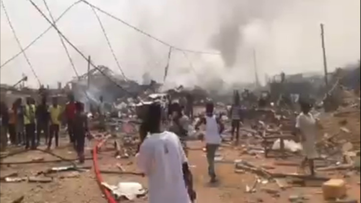 Взрыв в Гане:17 погибших, 56 пострадавших