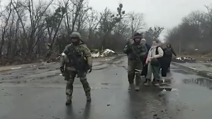 Чеченские бойцы видео