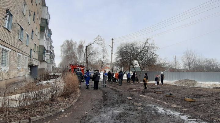 Пожар в подвале жилого дома