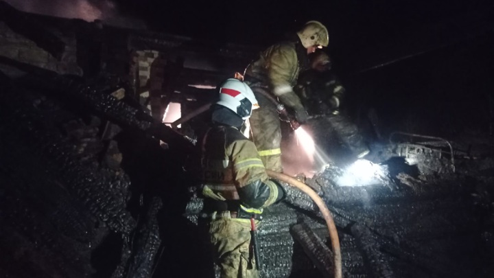 Мать и трое детей погибли при пожаре под Великим Новгородом
