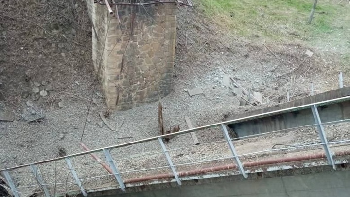 Обрушение ж/д моста в Курской области произошло из-за диверсии