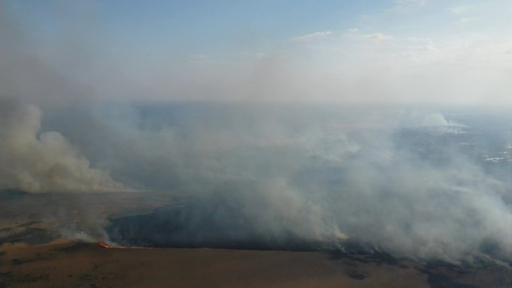 Авиация МЧС привлечена к тушению природных пожаров в Курганской области