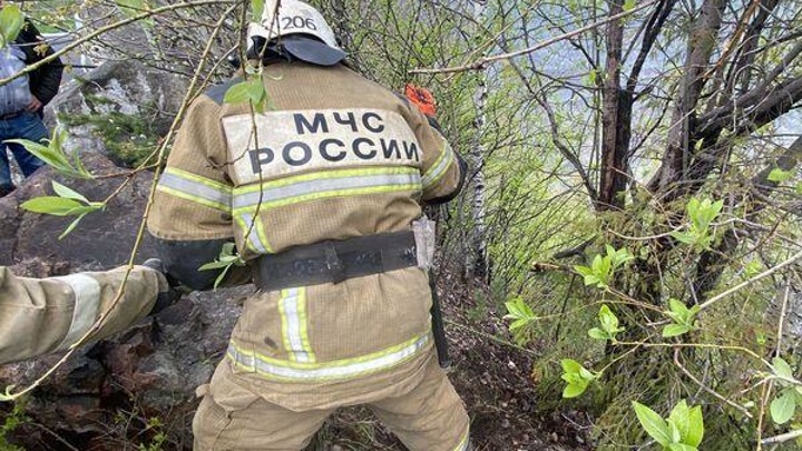 В Свердловской области две женщины и собака сорвались со смотровой площадки