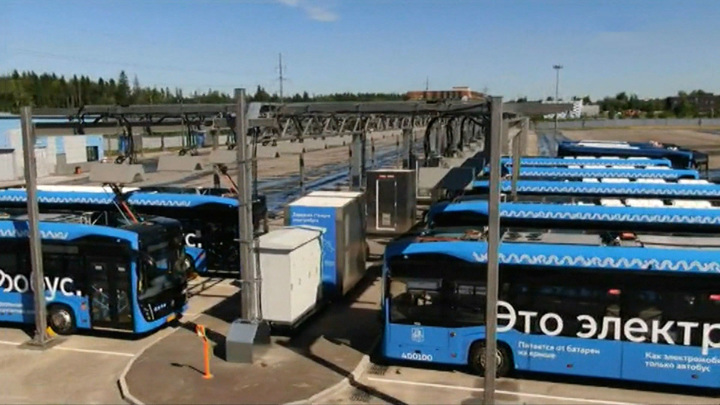 В Москве электробусы будут заряжать ультрабыстро