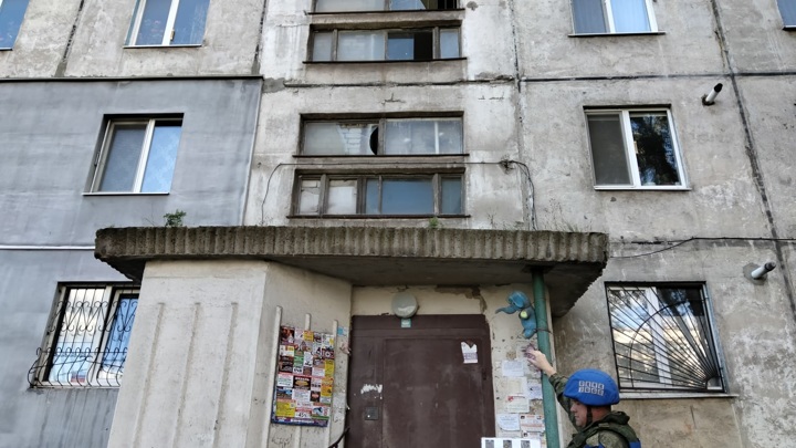 Ракетный удар в Алчевске пришелся на центр матери и ребенка