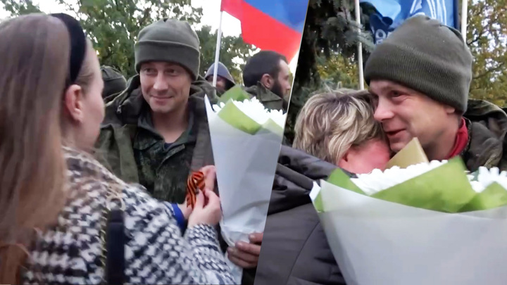 Российские военные вернулись в ДНР из украинского плена
