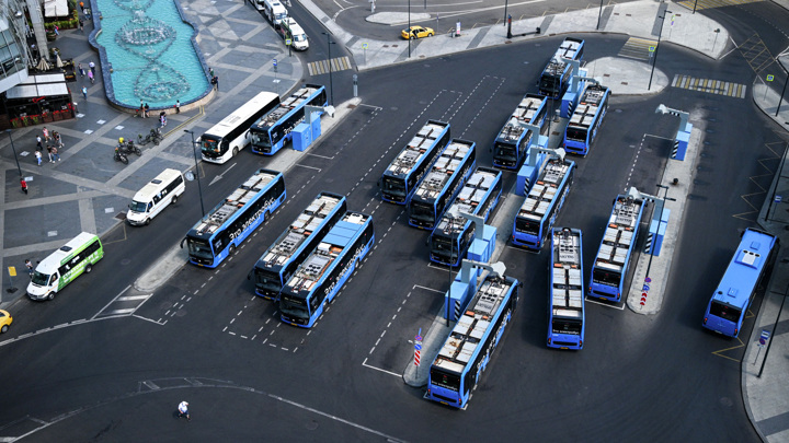 Столичные автобусы получат новые бортовые компьютеры