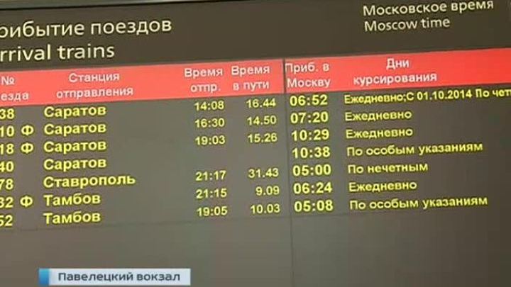 Расписание поездов москва орел вокзала