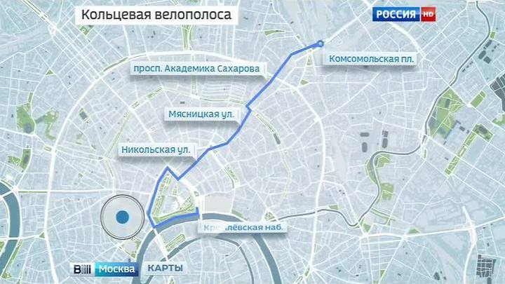 Карта велодорожек москвы и московской области