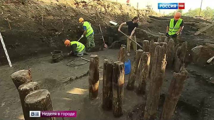 Вести.ru: археологи нашли древнейшую улицу москвы.